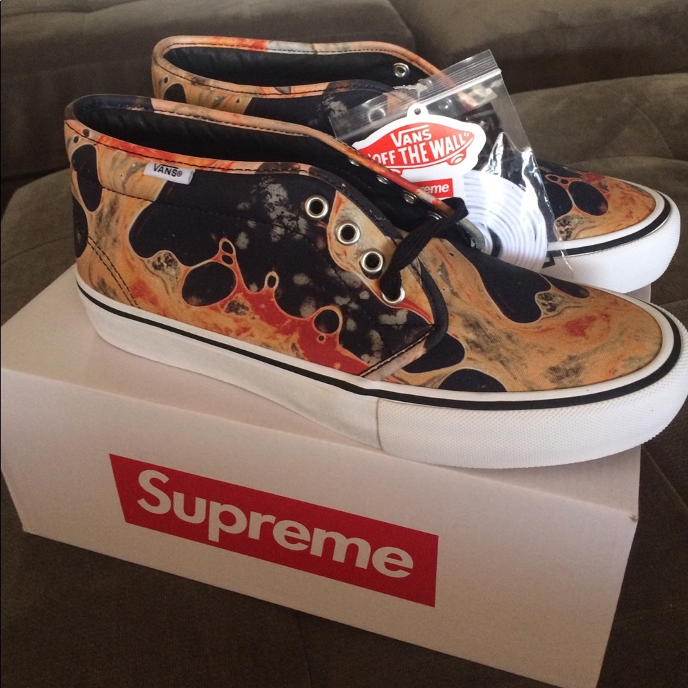 Supreme x Vans Blood and Semen Chukka Pro